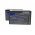 Helyettes�t� Akkumul�tor Maquet Betastar 1131.02, 1533.01 2x12V 10Ah orvostechnikai 2db/csomag �lom