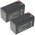 �lom Akkumul�toregys�g Wissner-Bosserhoff Multicare 3 8214-3040 2x12V 1,2Ah orvostechnikai CE-konform PB
