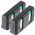 Helyettes�t� Akkumul�tor Sennheiser fejhallgat� BA90 E90 E180 P/N 003261 2db/csomag NiMH