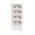 H�l�zati eloszt� 4x Euro feh�r (k�bel n�lk�l, kapcsol� n�lk�l)