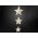 Hellum LED f�gg� rattan csillagokkal 521290 id�z�t� 3x AA Mignon ceruza 20LED melegfeh�r