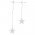 Konstsmide LED f�nyf�gg�ny 8 plexicsillag O11cm melegfeh�r 3V 1,05m 6,05m 4452-103