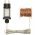 Lotti LED mikro f�nyf�z�r 300 LED 22,5m melegfeh�r 12V IP44 r�zsz�n� huzal 45392