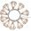 Lotti LED dekor f�z�r gy�m�ntokkal 42421 10LED melegfeh�r 1,35m elemes 3x Mignon ceruza
