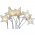 EGB LED dekor�ci�s f�nyf�z�r csillagok melegfeh�r 10LED id�z�t�vel
