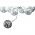 Konstsmide LED d�szl�nc f�mg�mb�kkel 10 LED 3188-303