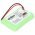 Helyettes�t� Akkumul�tor 3AAA750 3xAAA mikro 3.6V 750mAh 1db/csomag orvostechnikai NiMH