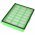 Hepa porsz�v�filter Rowenta ZR004501 kompatibilis 1db/csomag m�anyag/mikrovlies