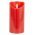 Ampercell LED val�di viaszos gyertya 15cm piros pisl�kol� f�ny