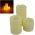Val�di viasz LED gyertya 3db/csomag 5/7/10cm pisl�kol� f�ny CR2032 elemmel