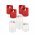 LED val�di viasz gyertya szett 4db piros + 3db feh�r