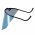NoRONA Shield �tl�tsz� v�d�maszk sz�j- �s orrter�letre �jrahaszn�lhat� fekete/k�k