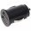 KFZ t�lt�adapter USB Dual USB 2,1A fekete TINY