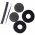 F�lp�rna k�szlet Sennheiser HD25 HD25-1 II PC150 PC151 PC155 65mm fekete
