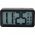 Technoline WT 496 DCF-77 r�di�vez�relt �breszt��ra 5 �breszt�ssel h�tt�rvil�g�t�s