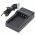 USB t�lt� kompatibilis Nikon EN-EL19, Pentax D-LI88 �s Sanyo DB-L80 f�nyk�pez�g�p videokamera