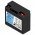 Sonnenschein A112/12 SR 12V 12Ah 1db/csomag Faston 6,3mm AGM Akkumul�tor �lom-zsel�s