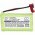 Helyettes�t� t�vir�ny�t� Akkumul�tor Earmuff Control VP EEHCVP AMFM NA2000D01C200 2000mAh 4.8Wh 2.4V