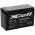 XCell XP7-12 VdS AGM 12V 7,0Ah Faston4,8mm F2 Akkumul�tor �lom