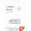 Verbatim Plectra USB 3.2 Gen1 Type-C 64GB feh�r 100MB/s olvas�s 25MB/s �r�s csomag