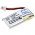 Helyettes�t� vezet�k n�lk�li Akkumul�tor headset SC-HR01/YP401225P 80mAh 0.3Wh