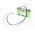 Helyettes�t� Akkumul�tor AKKUmed NC 4,8V 1700mAh A-Vox Systems Avoximeter 1000E (12140S) NiCd