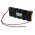 Helyettes�t� Akkumul�tor NC D (g�li�t) 6V 4000mAh Akkumul�torpakk 165x34x63mm 0,75kg 30cm k�bel