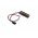 Helyettes�t� elem Fuji CR8-LHC FDK CR8.L CR8.LHC k�bellel csatlakoz�val 3V 2,6Ah l�tium