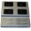 Helyettes�t� t�lt� BSC2004 4-�llom�sos cser�lhet� adapterekkel
