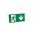 TAURAC plexi�veg lap Melbourne LED biztons�gi/ment�jelz� A203-O (ny�l lefel�) 315x160mm