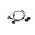 Helyettes�t� sztere� fejhallgat� fekete egyenes 3,5mm jack csatlakoz� GE-S01BLS-S-01
