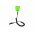 Helyettes�t� hangsz�r�s mikrofon GE-XMB7E Hi-Viz v�szgombbal Sepura STP9000 SC20 SC21