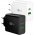 Goobay Multi Fast Charger 65W USB-C PD GaN dupla gyorst�lt� feh�r 1xUSB-C 1xUSB-A