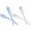 Goobay Silicone Cable Ice Breeze 2db/csomag 2x USB-C 1,5m 60W 3A k�k/feh�r