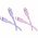 Goobay Silicone Cable USB-C szilikonk�bel 2db/csomag 1,5m 60W 3A lila, pink