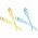 Goobay Silicone Cable Tropic Glow USB-C 1,5m 60W 3A 2db/csomag s�rga,t�rkiz