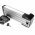 Helyettest E-Bike csomagtart Akkumultor + hts lmpa , Li-Ion, 36V, 15.4Ah, ezst