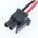 Vszvilgts Akkumultor, Ni-MH, 4.8V, 1100mAh, F1x4 Mignon AA Akkumultorpakk, 15 cm vezetkkel, csatlakozval