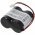 Vszvilgts Akkumultor, Ni-MH, 2.4V, 1800mAh, F1x2 Sub-C Akkumultorpakk, 10 cm vezetkkel s csatlakozval