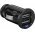 Goobay Micro USB aut�s adapterk�szlet 12W 2 USB csatlakoz� 1m fekete