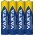 Varta AAA (Micro) alk�li-mang�n elem 4db/csomag 1,5V - Ki�rus�t�s!