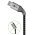 Goobay Micro USB kbel, szvetborts, 2m , szrke