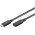 USB-C 3.2 hosszabt kbel, 1m , fekete