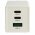 Hlzati USB-C Power Delivery PD PPS tlt / adapter 3 portos (2db USB-C, 1db USB-A) 65W GaN fehr