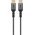 DisplayPort kbel 1.4 1m szvetbortsos, szrke