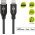 Goobay USB C 2.0 �s Apple Lightning t�lt�- �s adatk�bel 2m fekete