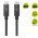 Goobay USB-C k�bel 1m 100W 5A 20Gbit/s USB3.2 fekete - A k�szlet erej�ig
