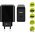 Goobay USB-C PD dupla gyorst�lt� 28W fekete 1x USB-C (Power Delivery) 1x USB-A (Quick Charge)