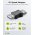 Goobay USB-A adapter csatlakoz� fekete 2,5W 0,5A USB 2.0