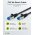 Goobay CAT 6A Patchk�bel S/FTP 0,5m fekete LSZH k�bel